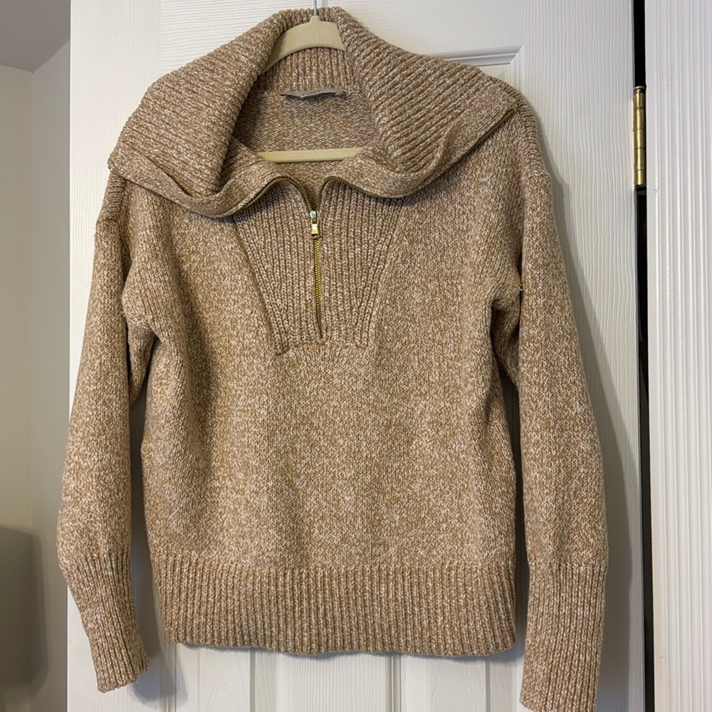 Loft 3/4 Zip Sweater